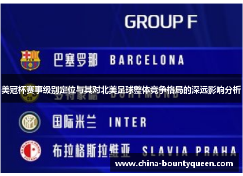 美冠杯赛事级别定位与其对北美足球整体竞争格局的深远影响分析 美冠杯赛事级别定位与其对北美足球整体竞争格局的深远影响分析